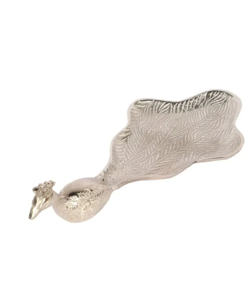 Decorative Silver Bird Dish